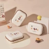 J06-6913 Soap box with lid, dust-proof and water-proof, convenient travel, simple draining soap box, countertop soap box details Picture